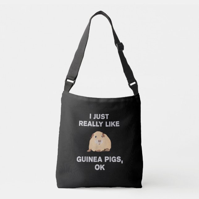 Jag är precis som Guinea Grisar.. OK, kära Guinea  Axelväska (Framsida)