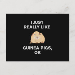 Jag är precis som Guinea Grisar.. OK, kära Guinea Vykort