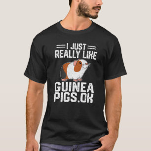 Jag är precis som Guinea Grisar OK Retro Guinea Gr T Shirt