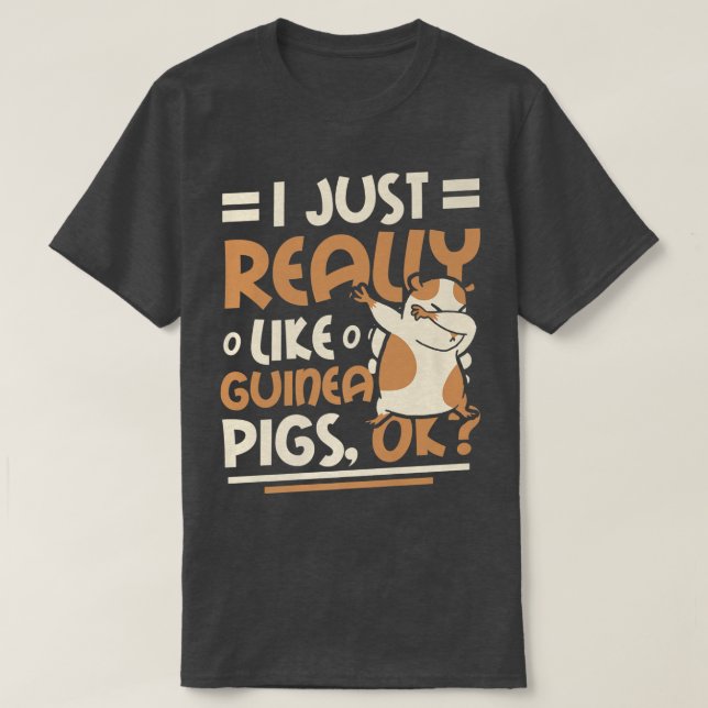 Jag är precis som Guinea Grisar.. Okej Premium T Shirt (Design framsida)