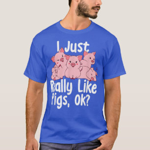 Jag är precis Verkligen som Grisar - jordbruksFa v T Shirt