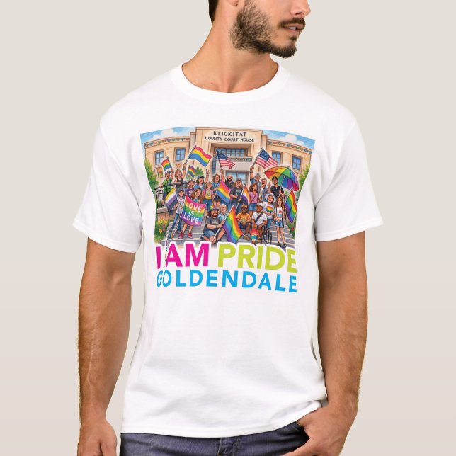 JAG Är Pride Community Kläder T Shirt (Framsida)