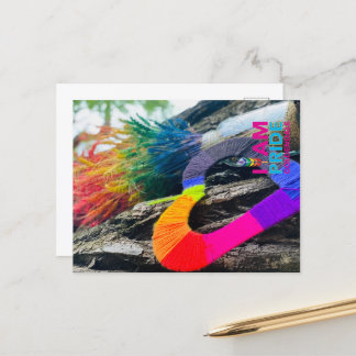 Jag är PRIDE Goldendale-vykort Vykort