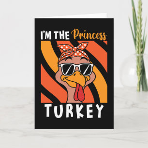 Jag Är Prinsessan Kalkon Thanksgiving Kalkon Kids  Kort