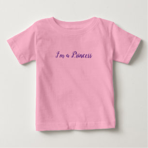 Jag är prinsessans slogan t shirt