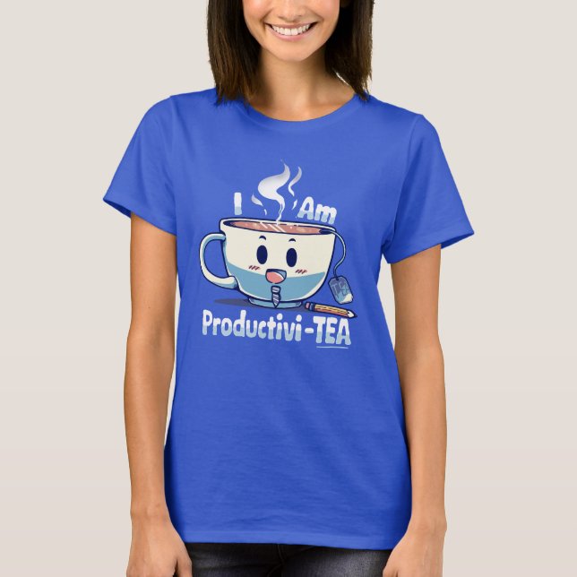 Jag är Productivi-TEA T Shirt (Framsida)