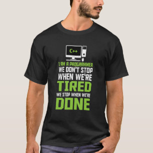 Jag är programmerare I Skriva Code Computer Scient T Shirt