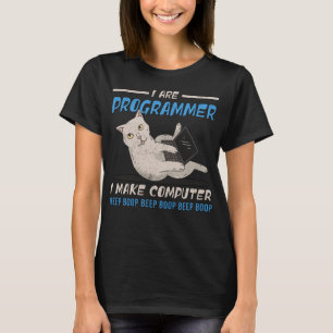 Jag är programmerare och gör datorpip Boop funny C T Shirt