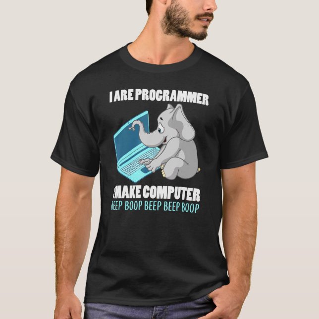 Jag är programmerare och jag gör till Computer Bee T Shirt (Framsida)