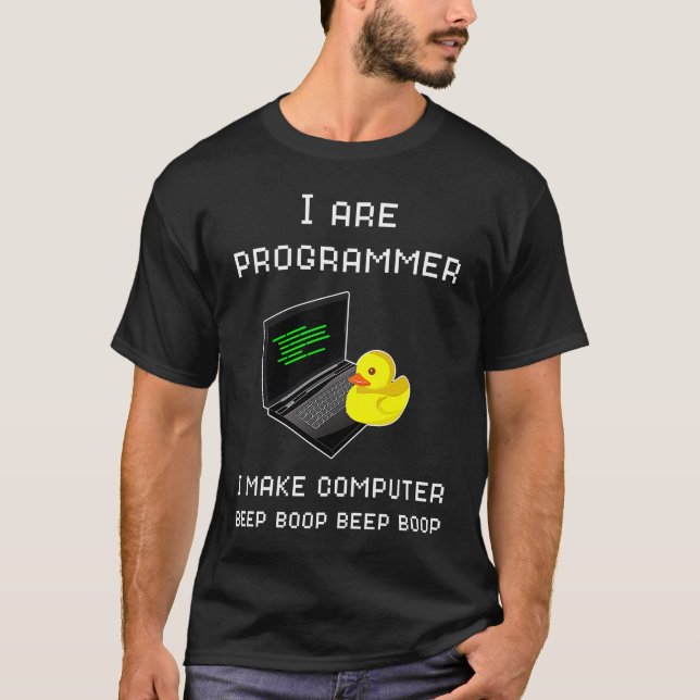 Jag är programmerare och jag gör till Computer Bee T Shirt (Framsida)