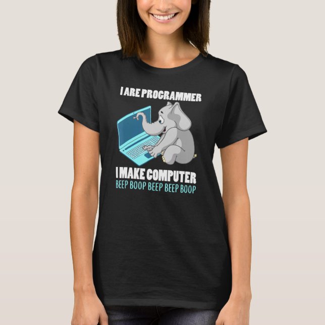Jag är programmerare och jag gör till Computer Bee T Shirt (Framsida)