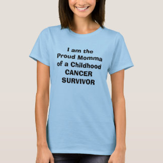 Jag är Proud Mommaof a Childnature CANCER SURVIVOR Tröja