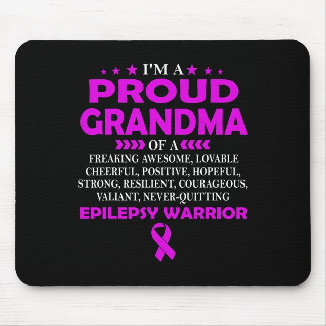 Jag är proud mormor av epilepsianfall T Musmatta (Framsidan)