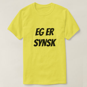 Jag är psykisk, på norsk gult tröja