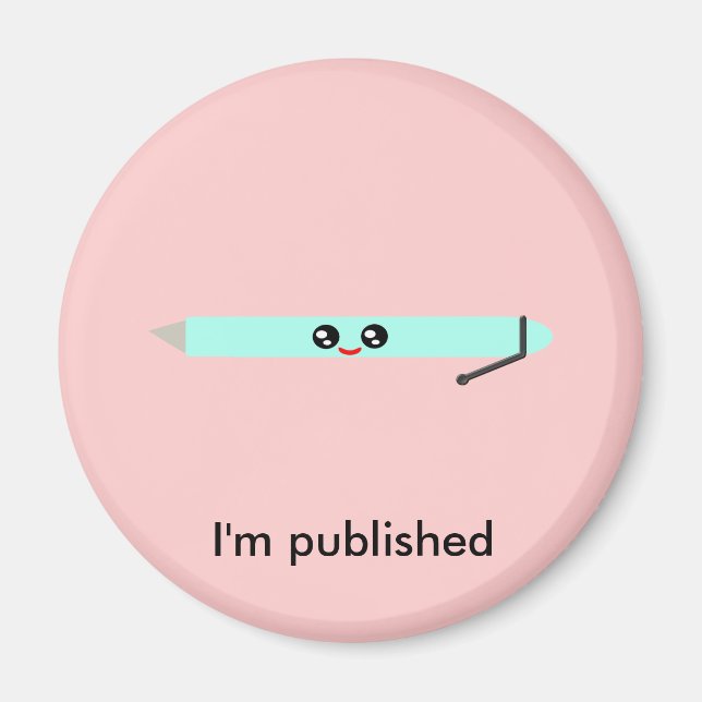 Jag är publicerad magnet (Framsidan)