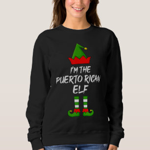 Jag är Puerto Rican Elf Matching Family Elf Chris T Shirt