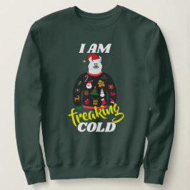 Jag är rädd för kall... Lama christmas T Shirt