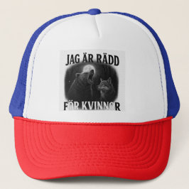 jag är rädd för kvinnor keps