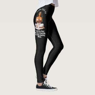 Jag är rädd och underbart svart leggings