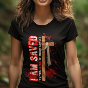 Jag är Räddad - Guds ord Jesus Helig Ande För Kvin T Shirt