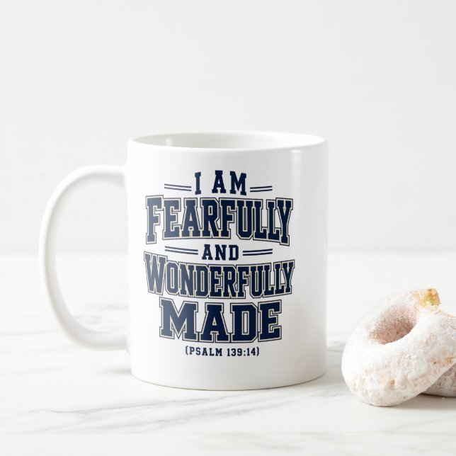 Jag är räddningsfullt och underbart gjord kaffemugg (Med munk)