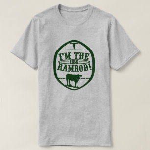Jag är RAMROD! 1856 Oval Mörk grönt T Shirt