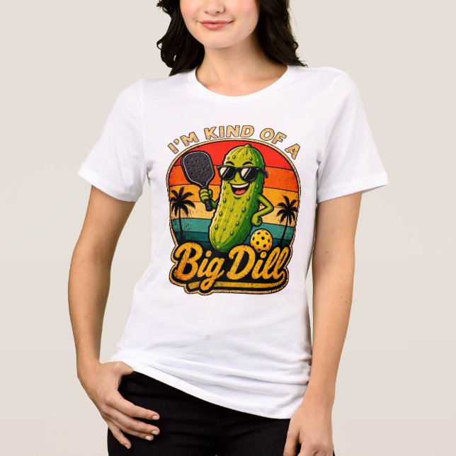 Jag är rätt så en stor dille tri-blend  t shirt (Framsida)