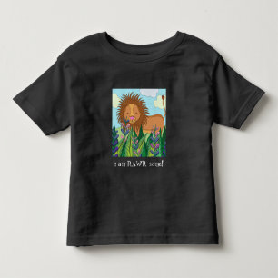 jag är RAWR-som! Söt färgrik lejon T Shirt