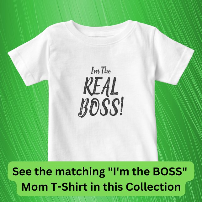 Jag är REAL CHEF! Matching Mamma Baby, T-Shirt (Skapare uppladdad)