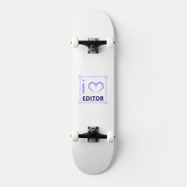 Jag är redaktör mini skateboard bräda 18,5 cm (Framsida)