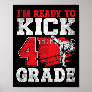 Jag är Redo att behålla 4:e Klass Karate Ck till s Poster