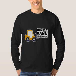 Jag är Redo att gå lustigt T Shirt