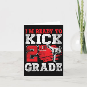 Jag är Redo att hålla andra Klass Karate Ck till s Kort