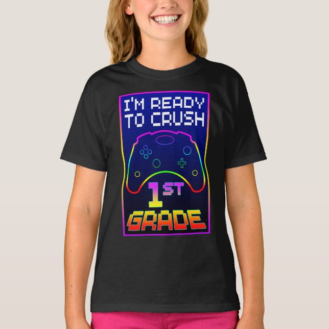 JAG ÄR REDO ATT KROSSA 1:a KLASSE T Shirt (Framsida)