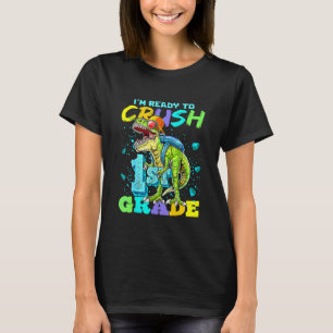Jag är redo att krossa 1:a klassens monstertruck-d t shirt