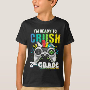 Jag är Redo att krossa 2:a Klass CK till skolvideo T Shirt
