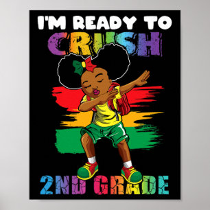 Jag är redo att krossa 2:a klass Dabbing tjej Ck t Poster