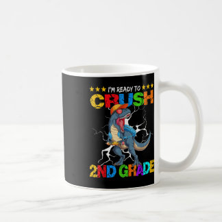 Jag är redo att krossa 2:a klass T-Rex-dinosaurie Kaffemugg