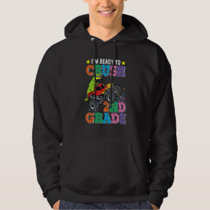 Jag är redo att krossa 2:a klass tillbaka till sko hoodie