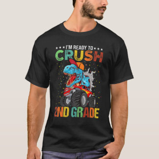 Jag är redo att krossa 2:a klassens monstertruck-d t shirt