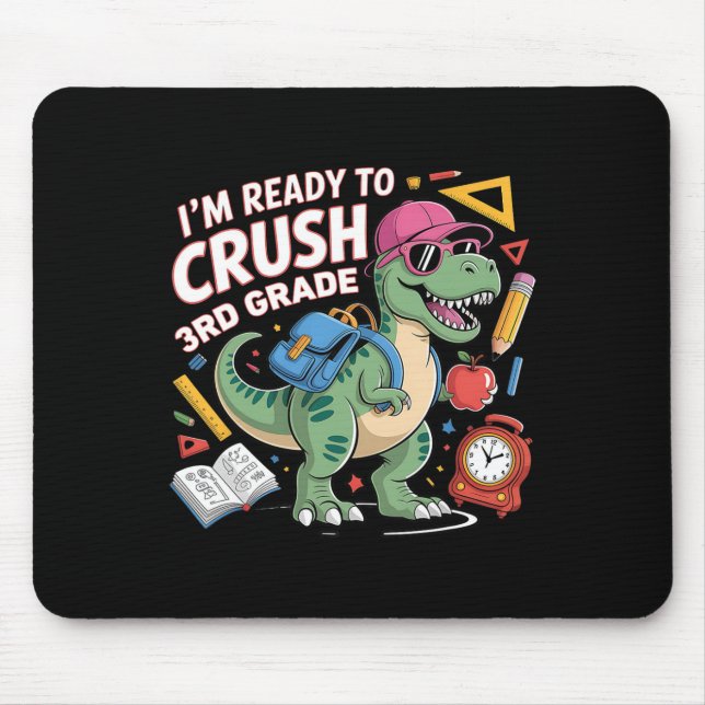 Jag är redo att krossa 3:e klass dinosaurie Ck til Musmatta (Framsidan)