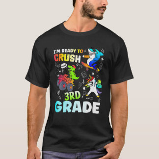 Jag är Redo att krossa 3Rd Klass Back to school T Shirt