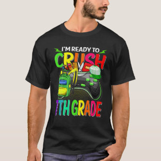 Jag är Redo att krossa 7:e Klass-videospelet tillb T Shirt