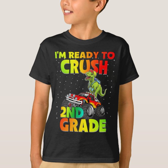 Jag är Redo att krossa andra Klass Back to school  T Shirt (Framsida)