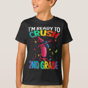 Jag är Redo att krossa andra Klass Crayon T-Shirt