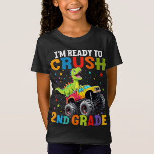 Jag är Redo att krossa andra Klass T Rex Monster L Shirt