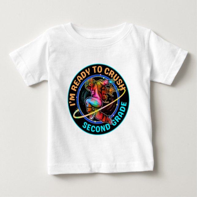 Jag är redo att krossa andra klass t shirt (Framsida)