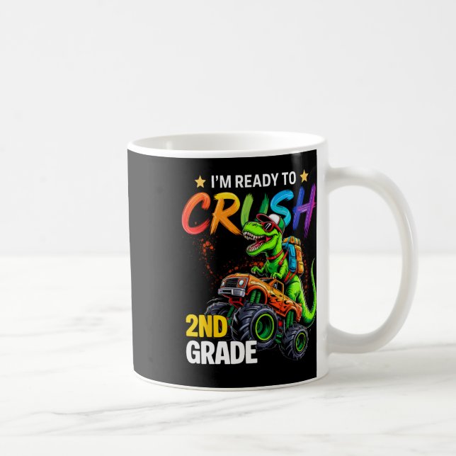 Jag är redo att krossa andra klassens monstertruck kaffemugg (Höger)