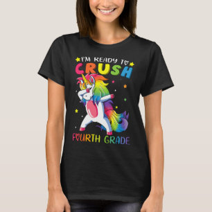 Jag är redo att krossa den fjärde Klass Roligt Dab T Shirt