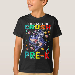 Jag är Redo att krossa förK astronaut Riding Shark T Shirt